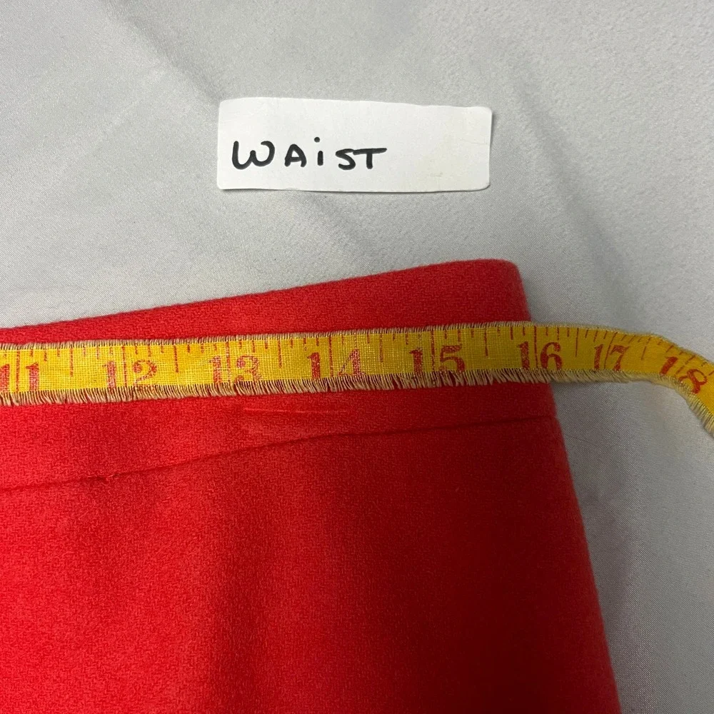 J.Crew Pencil Skirt Wool Blend Career‎ Office Wear Red Capsule Academia Size 6